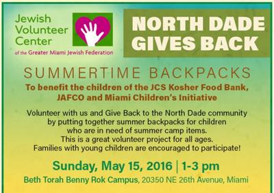 North Dade Gives Back - Back Pack Project